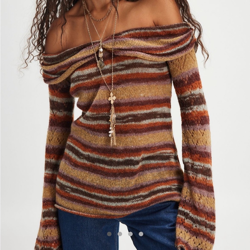 Cozy Cuddles Free People Off-Shoulder Sweater